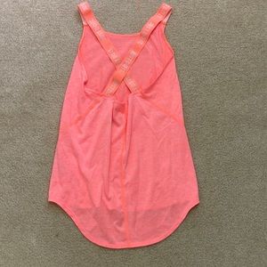 Nike dri-fit tank neon pinkish orange